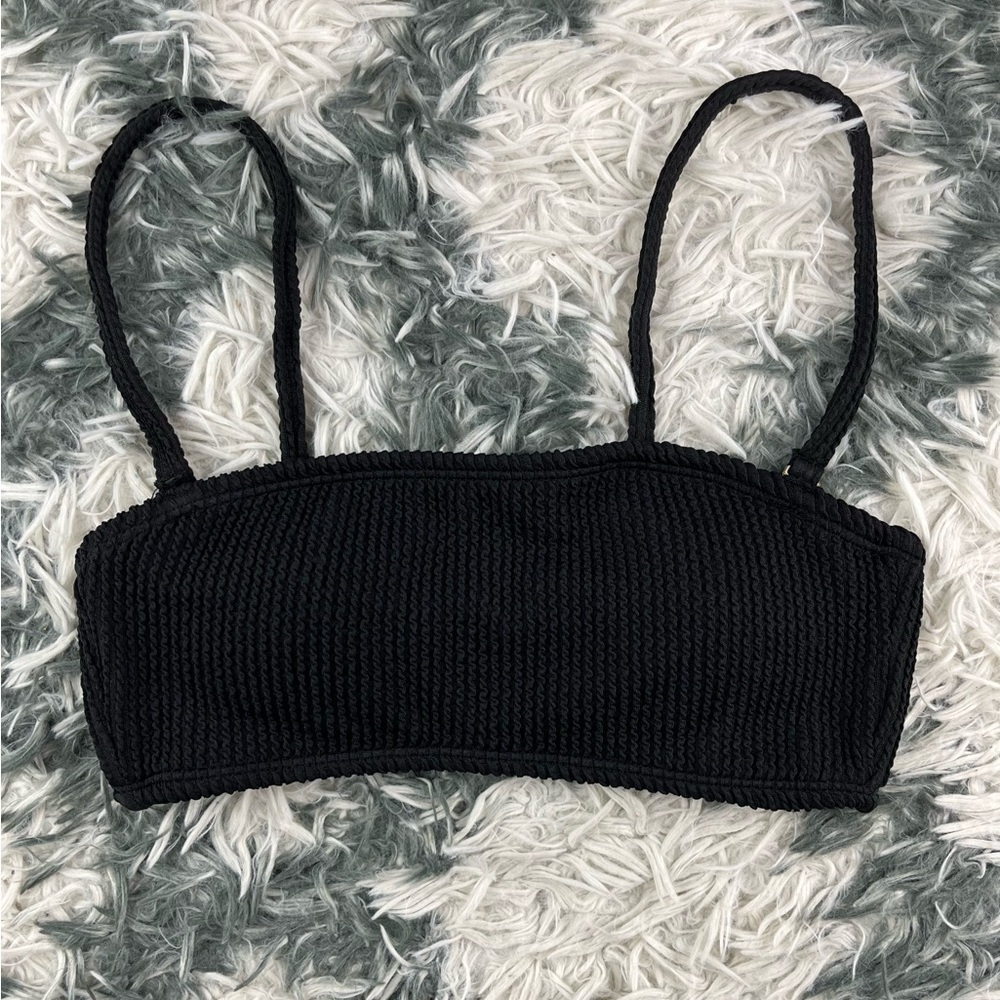 No Boundaries Womens Black Bikini Top Size Small
